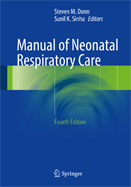 Image of the book cover for 'Manual of Neonatal Respiratory Care'