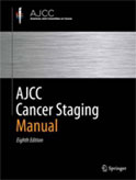 Image of the book cover for 'AJCC Cancer Staging Manual'