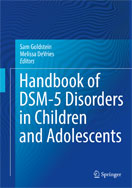 Image of the book cover for 'Handbook of DSM-5 Disorders in Children and Adolescents'