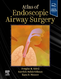 Image of the book cover for 'Atlas of Endoscopic Airway Surgery'