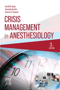 Image of the book cover for 'Crisis Management in Anesthesiology'