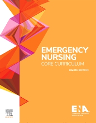 Image of the book cover for 'Emergency Nursing Core Curriculum'