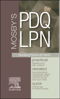 Image of the book cover for 'Mosby's PDQ for LPN'