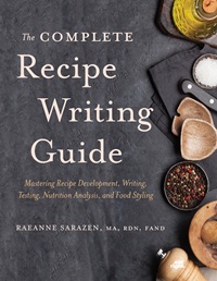 Image of the book cover for 'The Complete Recipe Writing Guide'
