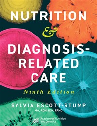 Image of the book cover for 'Nutrition and Diagnosis-Related Care'
