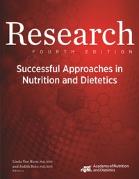 Image of the book cover for 'Research: Successful Approaches in Nutrition and Dietetics'