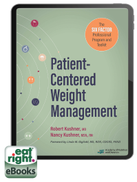 Image of the book cover for 'Patient-Centered Weight Management'