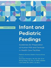 Image of the book cover for 'Infant and Pediatric Feedings'