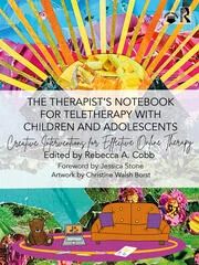 Image of the book cover for 'The Therapist's Notebook for Teletherapy with Children and Adolescents'