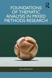 Image of the book cover for 'Foundations of Thematic Analysis in Mixed Methods Research'