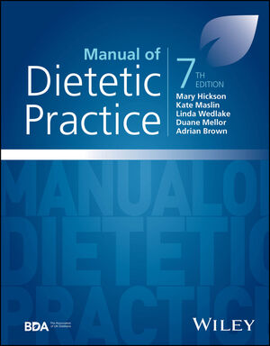 Image of the book cover for 'Manual of Dietetic Practice'