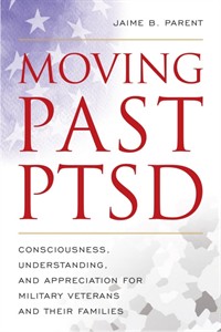Image of the book cover for 'MOVING PAST PTSD'