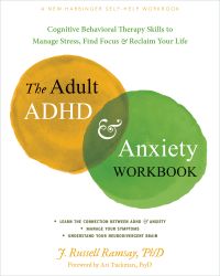 Image of the book cover for 'The Adult ADHD & Anxiety Workbook'