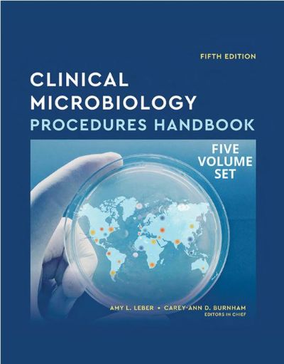 Image of the book cover for 'Clinical Microbiology Procedures Handbook'