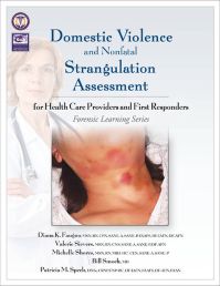 Image of the book cover for 'Domestic violence and nonfatal strangulation assessment'