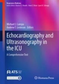 Image of the book cover for 'Echocardiography and Ultrasonography in the ICU'