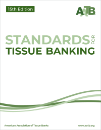 Image of the book cover for 'Standards for Tissue Banking'