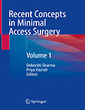 Image of the book cover for 'Recent Concepts in Minimal Access Surgery: Volume 1'